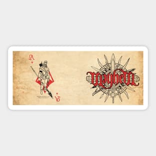 Mayhem Ace of Diamonds Sticker